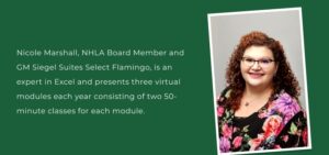 NHLA Excel classes