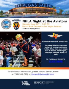 NHLA Aviators Game